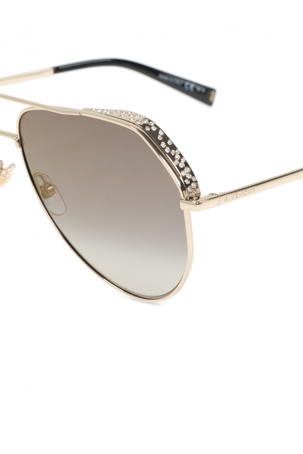 Givenchy Crystal-encrusted Matt sunglasses