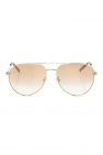 Givenchy Gucci Yellow Oval Sunglasses