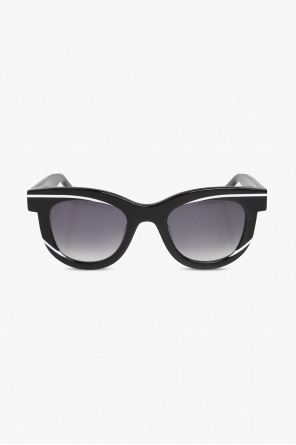 Grey plastic TBS-412 sunglasses from Thom Browne Eyewear