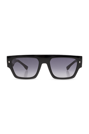 Gafas de sol Dsquared2 de montura grande y rectangular con perfil
marcado