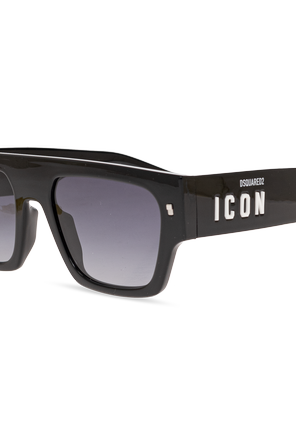 Dsquared2 Gafas de sol Dsquared2 de montura grande y rectangular con perfil marcado