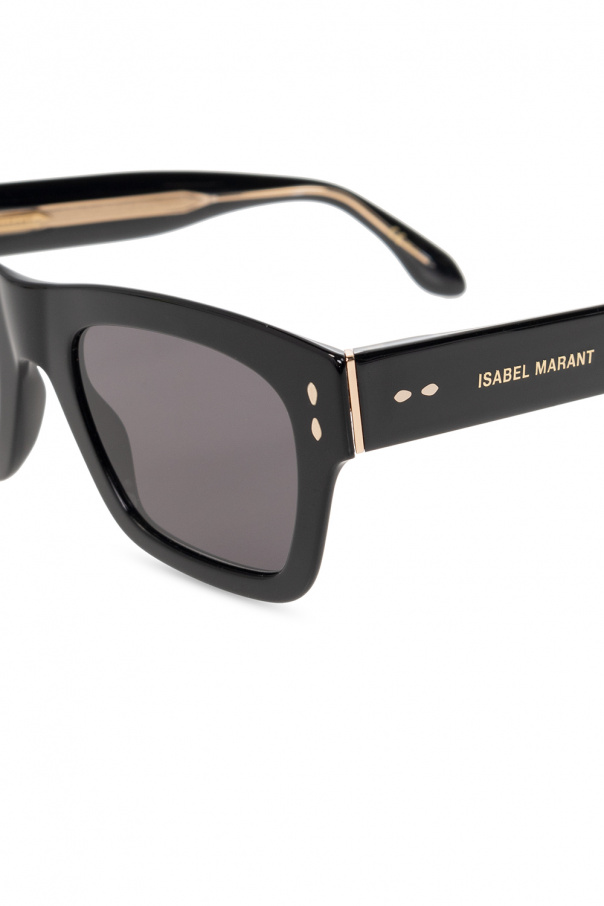 Isabel Marant Yellow Transparent Acetate Frame Sunglasses GG0257SA