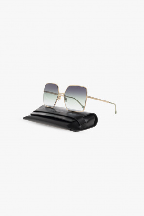 Isabel Marant Silvertone Metal Frame Aviator Sunglasses-SPS53P