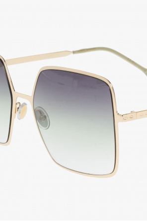 Isabel Marant Silvertone Metal Frame Aviator Sunglasses-SPS53P