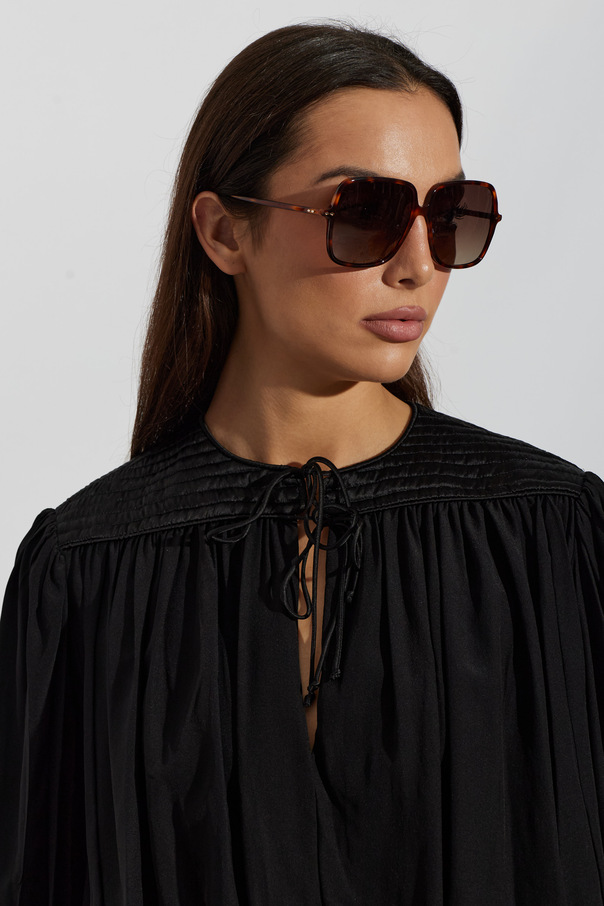 Isabel Marant Ochelari de soare cu ramă mare, pătrată
