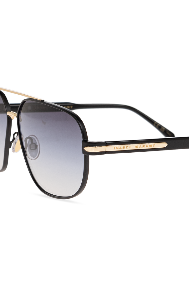 Isabel Marant Gafas de sol de Isabel Marant con forma de aviador y perfil ligeramente rectangular