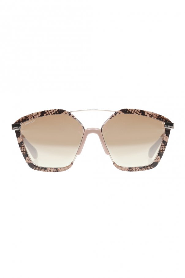 jimmy choo snakeskin sunglasses