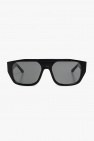 Philipp Plein Eyewear wrap-around transparent these sunglasses