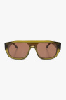 woman balenciaga sunglasses light square sunglasses