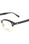 Moscot BLACK ‘Lemtosh’ eyeglasses with logo