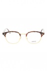 Moscot BROWN ‘Lemtosh’ eyeglasses with logo