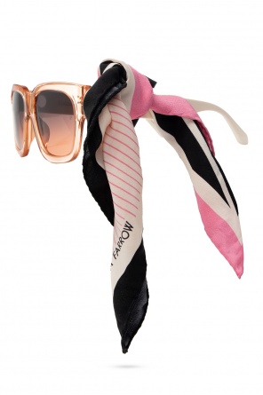 Linda Farrow sunglasses Dkruthe with scarf