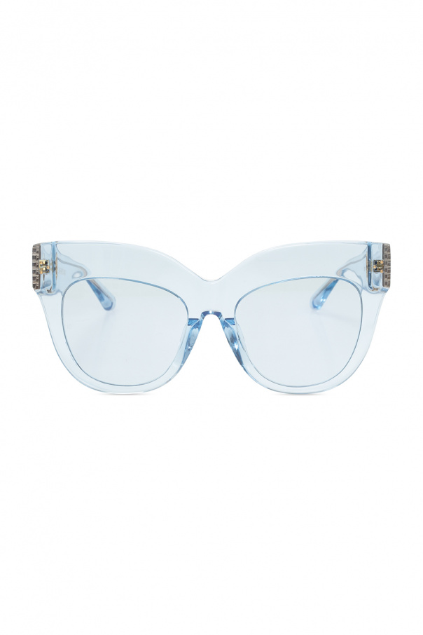 Linda Farrow balmain eyewear x akoni side shield sunglasses release item