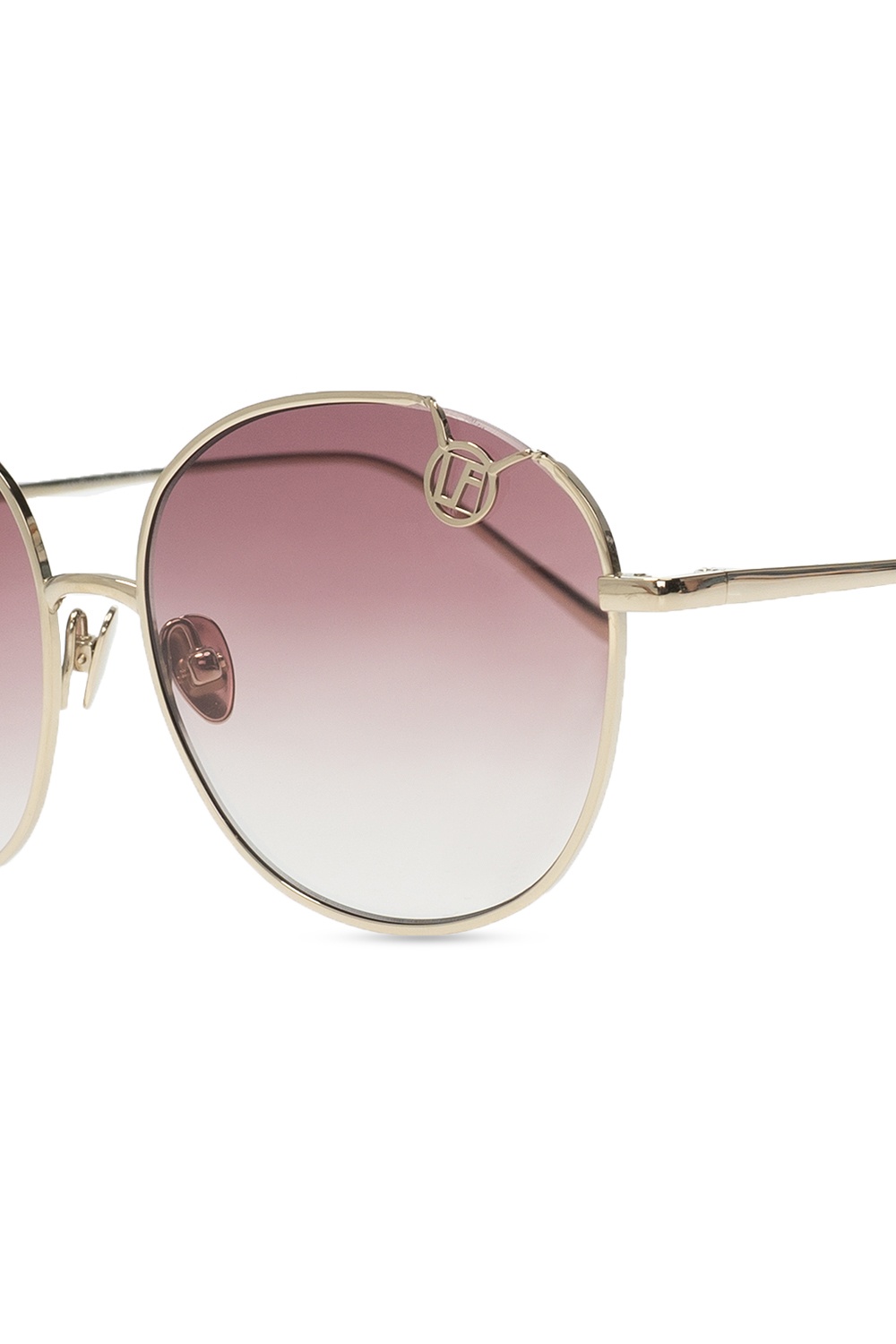 Linda Farrow Logo sunglasses