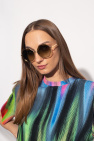 Linda Farrow sheltered sunglasses with case