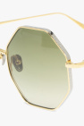 Linda Farrow sheltered sunglasses with case