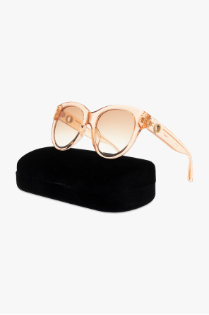 Linda Farrow campanha sunglasses with case