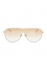 Linda Farrow ‘Hura’ clear sunglasses