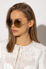 Linda Farrow ‘Arua’ hexagonal sunglasses