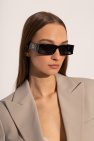 Linda Farrow Logo-embossed sunglasses