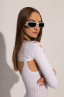 Linda Farrow Logo-embossed sunglasses