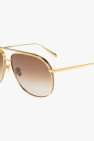 Linda Farrow Seydoux 032 rectangular frame sunglasses Grün