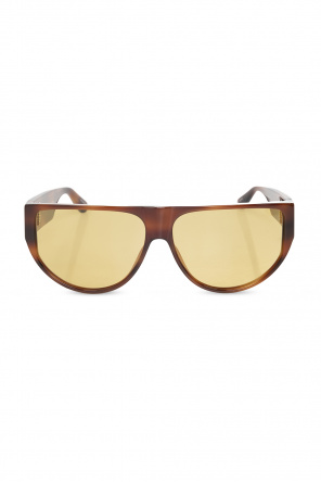 slim rectangular sunglasses GG0712S Schwarz