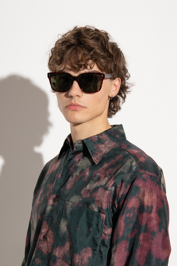 Desiree D-Frame Sunglasses in Black (Men's) by LINDA FARROW