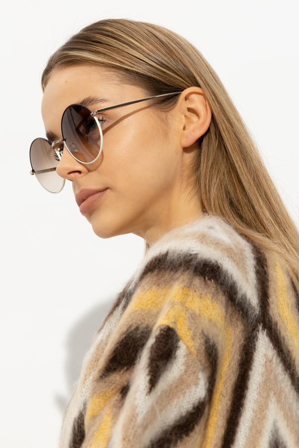 Linda Farrow ‘Bea’ rectangle sunglasses