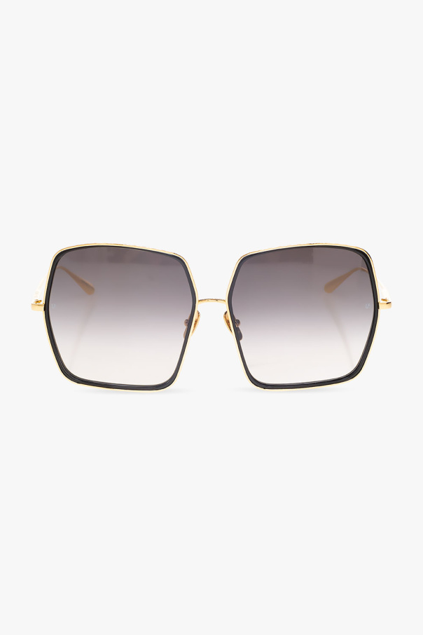 Linda Farrow ‘Camaro Oversize’ Cat sunglasses
