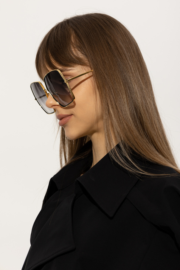 Linda Farrow Okulary przeciwsłoneczne ‘Camaro Oversize’