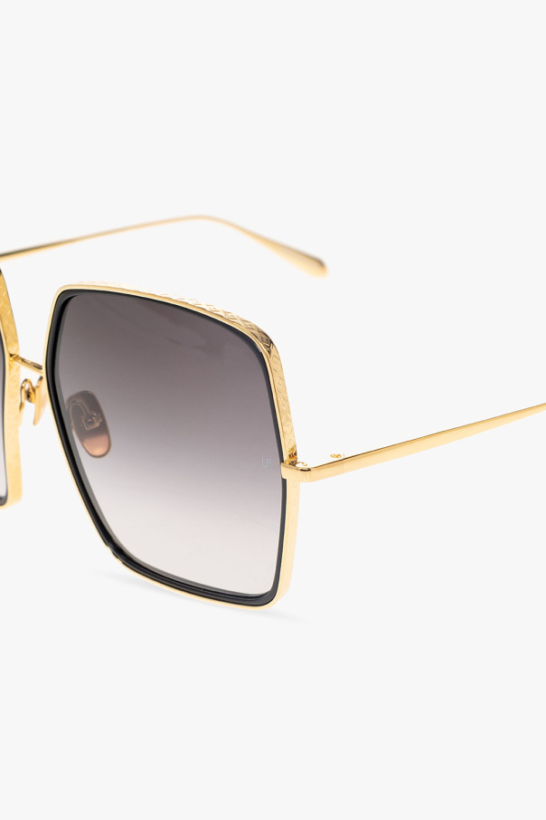 Linda Farrow ‘Camaro Oversize’ Polarized sunglasses