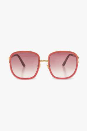 karen wazen luna round frame sunglasses item