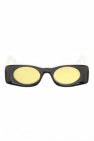 Invisible cat-eye frame sunglasses Oro
