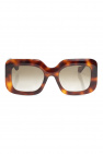 Loewe round-frame logo-print sunglasses Nero