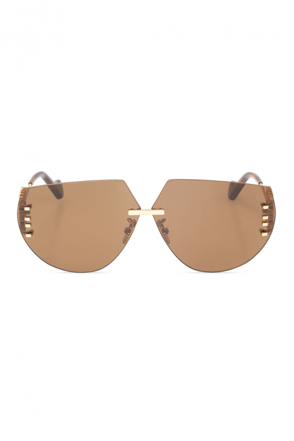 Loewe rectangular-frame sunglasses Schwarz