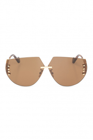 two-tone square-frame sunglasses Rosa