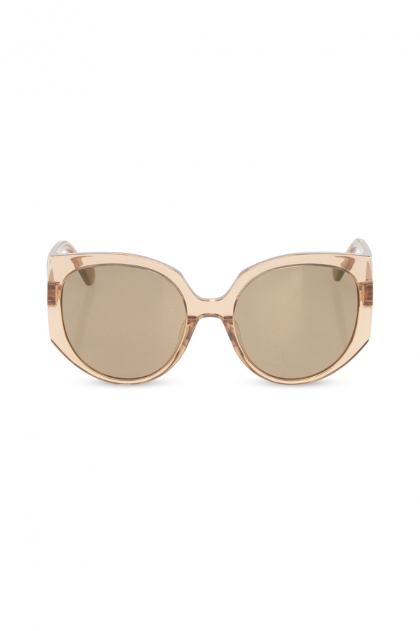 Loewe GIGI STUDIOS Scarlett cat-eye frame sunglasses dramatic Schwarz