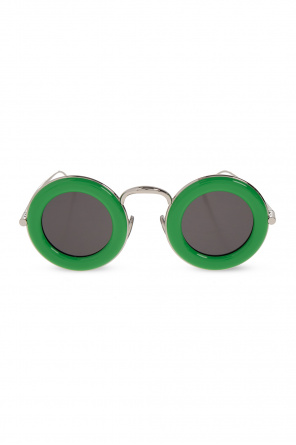 round-frame monogram sunglasses