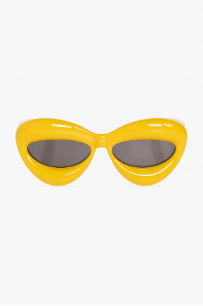loewe SWETRY Orange Round Sunglasses