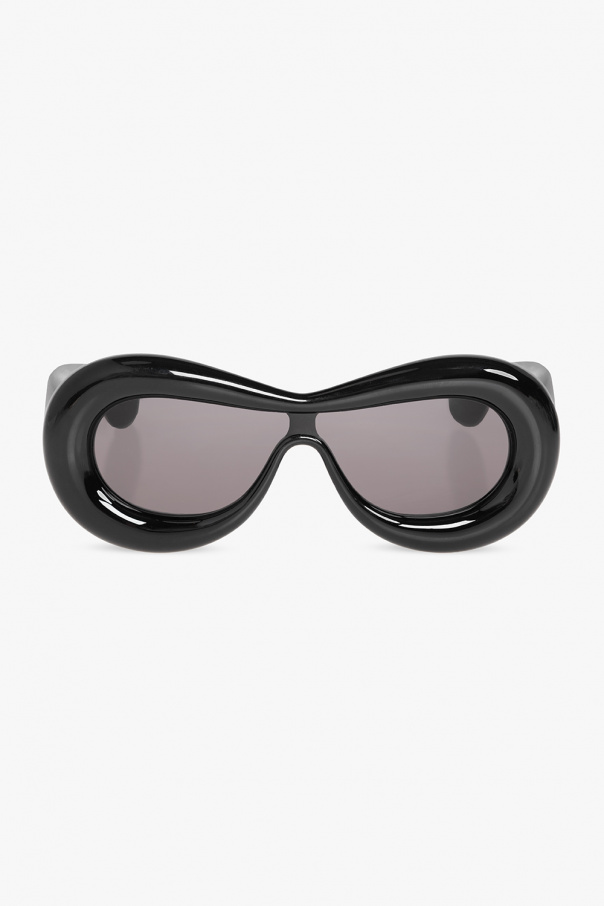 Loewe hemlock sunglasses mykita glasses hemlock pitch black glossy gold polarized pro green