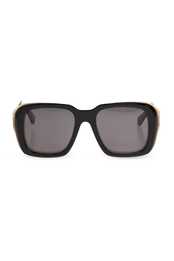 Square sunglasses with wide temples od Loewe
