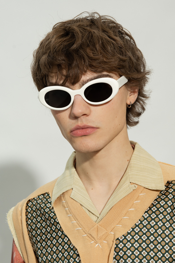 Maison Margiela – MM005 W2 ホワイトサングラス