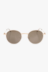 gray valentino rockstud cat eye tinted sunglasses