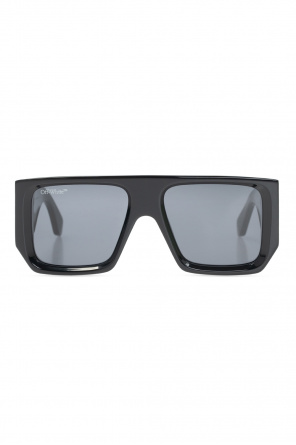 Balenciaga Eyewear logo-tag pilot-frame sunglasses Schwarz