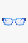 cat eye-frame gradient sunglasses Blu