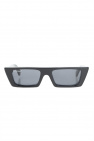polished cat-eye frame sunglasses