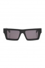 Montblanc round-frame sunglasses Schwarz