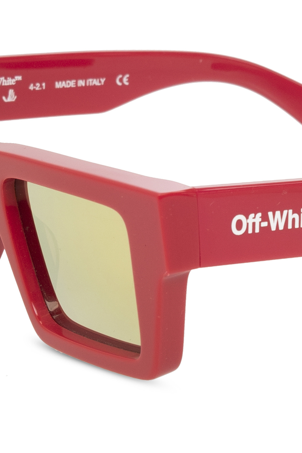 Off-white Nassau Tortoiseshell Square-frame Sunglasses In Brown