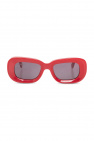 cat-eye two-tone sunglasses